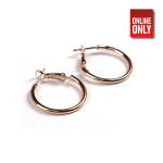 ROSE GOLD ROUND EXTRA SMALL SIMPLE EARRING | 422328-8 - Image 2
