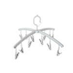 MINISO FOLDABLE CLOTHESPIN HANGER GREY | 514570