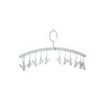 MINISO FOLDABLE CLOTHESPIN HANGER GREY | 514570 - Image 2