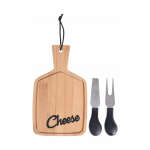 BAMBOO CHEESE PLATTER WITH 2 KNIVES | 278000490