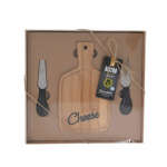 BAMBOO CHEESE PLATTER WITH 2 KNIVES | 278000490 - Image 3