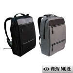 POLY 18" TWO POCKET LAPTOP BACKPACK | VARIETY