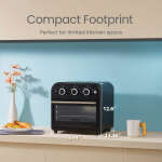 COMFEE' RETRO AIR FRYER TOASTER OVEN 7-IN-1 1250W, 14QT | CO-A101A - Image 6