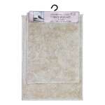 RUG MIRA SHAG 2PC SET IVORY | MIRA2PCIVORY