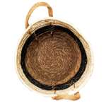 NATURAL ROUND SEAGRASS BASKET | VARIETY - Image 3