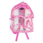 CLEAR 17" PLASTIC BACKPACK | 5036PINK