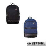 POLY 18" WITH VINYL BOTTOM LAPTOP BACKPACK | VARIETY
